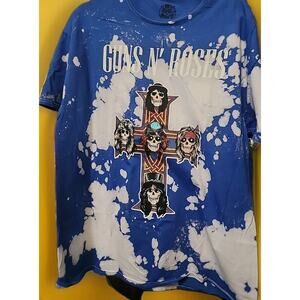 Guns N' Roses APPETITE FOR DESTRUCTION CROSS LOGO T-Shirt NEW Sz XL CR10 Nice